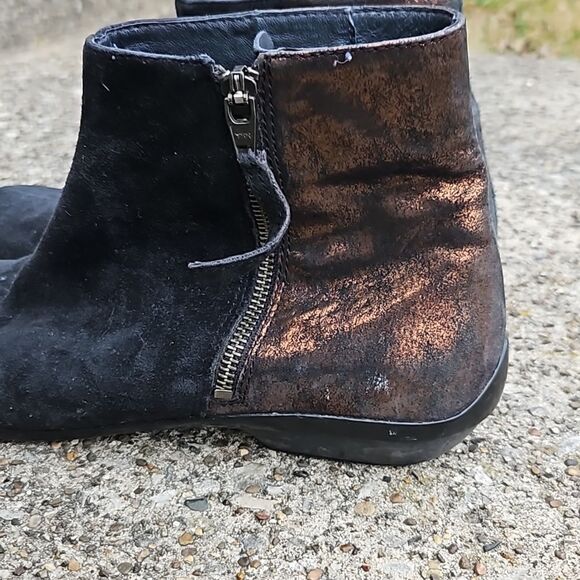 Dansko Otis black metallic bronze ankle boot size 41 - Picture 4 of 9